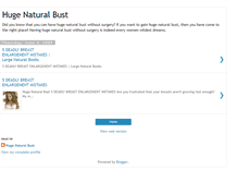 Tablet Screenshot of huge-naturalbust.blogspot.com