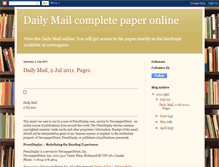 Tablet Screenshot of dailymailnewspaperonline.blogspot.com