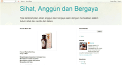 Desktop Screenshot of anggun-bergaya.blogspot.com