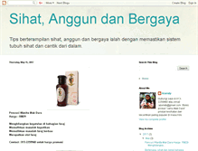 Tablet Screenshot of anggun-bergaya.blogspot.com