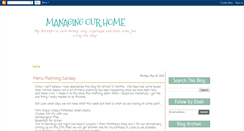 Desktop Screenshot of managingourhome.blogspot.com