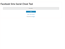 Tablet Screenshot of fb-sims-social-cheat.blogspot.com
