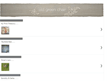 Tablet Screenshot of oldgreenchair-vintage.blogspot.com
