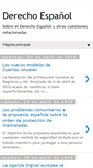 Mobile Screenshot of derechoespanol.blogspot.com