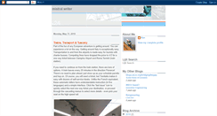 Desktop Screenshot of mistralwriter.blogspot.com