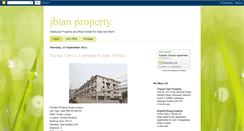 Desktop Screenshot of jbtanproperty.blogspot.com