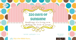 Desktop Screenshot of 320daysofsunshine.blogspot.com