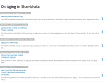 Tablet Screenshot of onaginginshambhala.blogspot.com