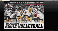 Desktop Screenshot of newmexicostateuniversityvolleyball.blogspot.com