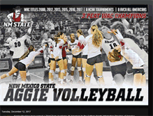 Tablet Screenshot of newmexicostateuniversityvolleyball.blogspot.com