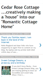 Mobile Screenshot of cedarrosecottage.blogspot.com