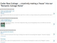 Tablet Screenshot of cedarrosecottage.blogspot.com