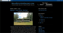 Desktop Screenshot of mauiestatesonline.blogspot.com
