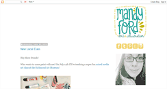 Desktop Screenshot of mandyford.blogspot.com