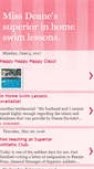 Mobile Screenshot of missdeanesswimlessons.blogspot.com