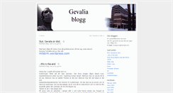 Desktop Screenshot of gevalia.blogspot.com