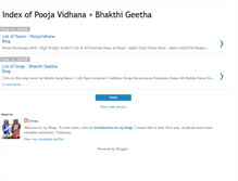 Tablet Screenshot of poojavidhanaindex.blogspot.com