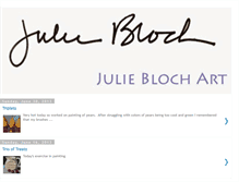 Tablet Screenshot of julie-bloch.blogspot.com