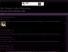 Tablet Screenshot of mysimplelittlepleasures.blogspot.com