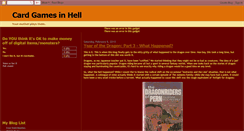 Desktop Screenshot of cardgamesinhell.blogspot.com