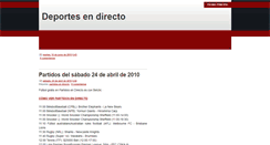 Desktop Screenshot of deportesendirectoonline.blogspot.com