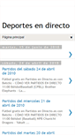 Mobile Screenshot of deportesendirectoonline.blogspot.com