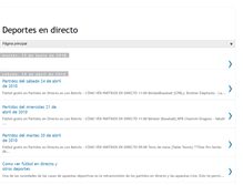 Tablet Screenshot of deportesendirectoonline.blogspot.com