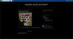 Desktop Screenshot of hackerdicasdoorkut.blogspot.com