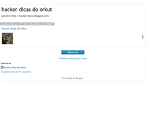 Tablet Screenshot of hackerdicasdoorkut.blogspot.com