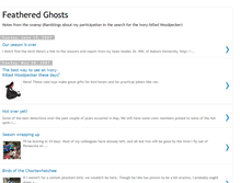 Tablet Screenshot of featheredghosts.blogspot.com