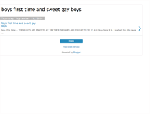 Tablet Screenshot of gay-boys-sweet.blogspot.com