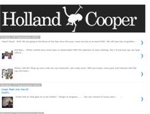 Tablet Screenshot of hollandcooper.blogspot.com