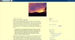 Desktop Screenshot of francispeak.blogspot.com