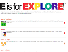 Tablet Screenshot of eisforexplore.blogspot.com
