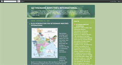 Desktop Screenshot of gethsemaneministriesinternational.blogspot.com