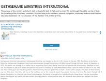 Tablet Screenshot of gethsemaneministriesinternational.blogspot.com