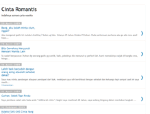 Tablet Screenshot of cintaromantis.blogspot.com