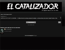 Tablet Screenshot of elcatalizador.blogspot.com