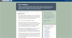 Desktop Screenshot of nhldraftbuzz.blogspot.com