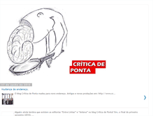 Tablet Screenshot of criticadeponta.blogspot.com