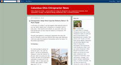Desktop Screenshot of columbuschiropractor.blogspot.com