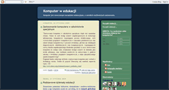 Desktop Screenshot of komputerwedukacji.blogspot.com