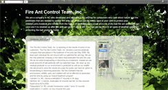 Desktop Screenshot of fireantcontrolteam.blogspot.com