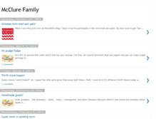Tablet Screenshot of mcclurefamilyspace.blogspot.com