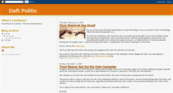 Desktop Screenshot of daftpolitic.blogspot.com