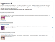 Tablet Screenshot of ingyencuccok.blogspot.com