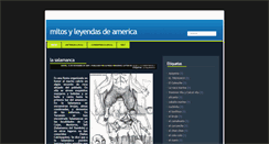 Desktop Screenshot of mitosyleyendasdeamerica.blogspot.com