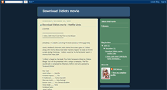 Desktop Screenshot of download3idiotsmovie.blogspot.com