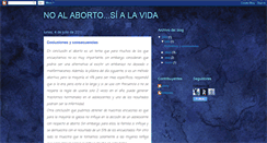 Desktop Screenshot of dile-no-al-aborto.blogspot.com