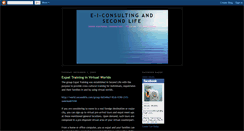 Desktop Screenshot of e-i-consulting-second-life.blogspot.com